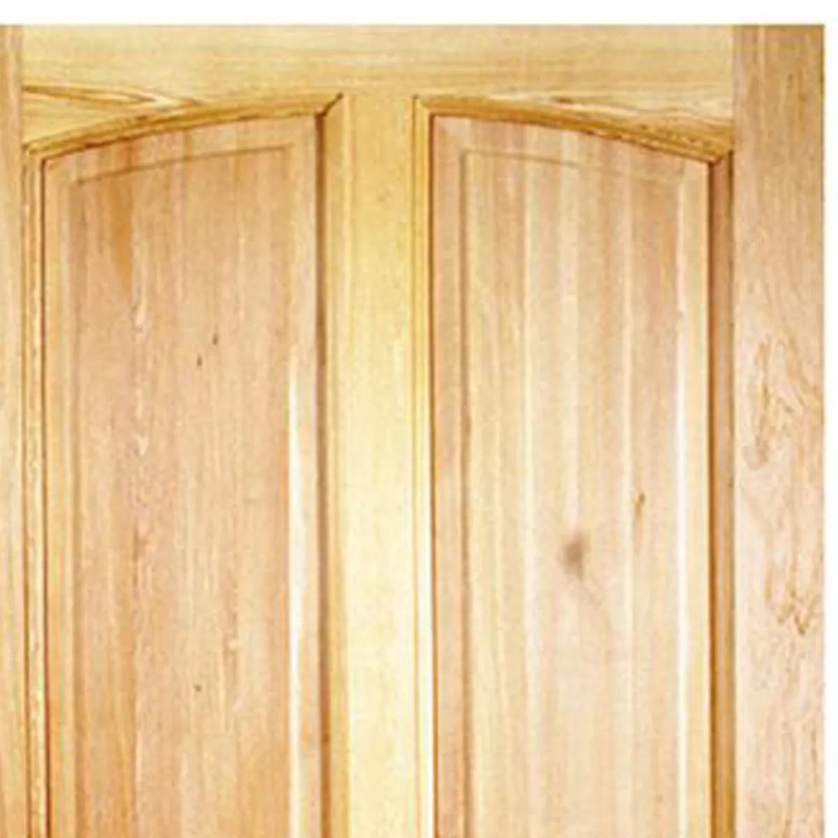 HOLZTEK - Puerta Exterior Madera pino oregón 100x200 cm Calafquen 111 Natural