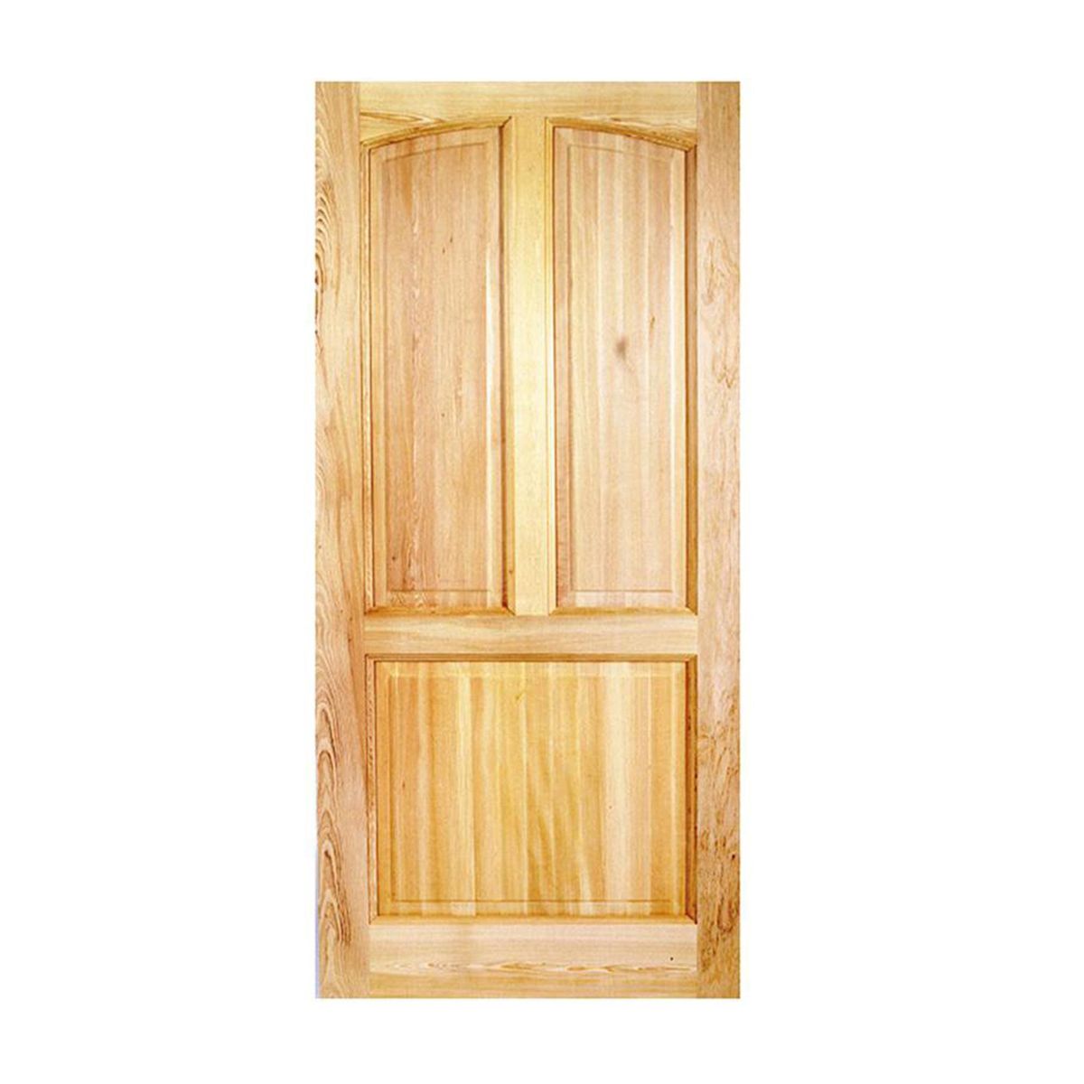 HOLZTEK - Puerta Exterior Madera pino oregón 75x210 cm Calafquen 111 Natural