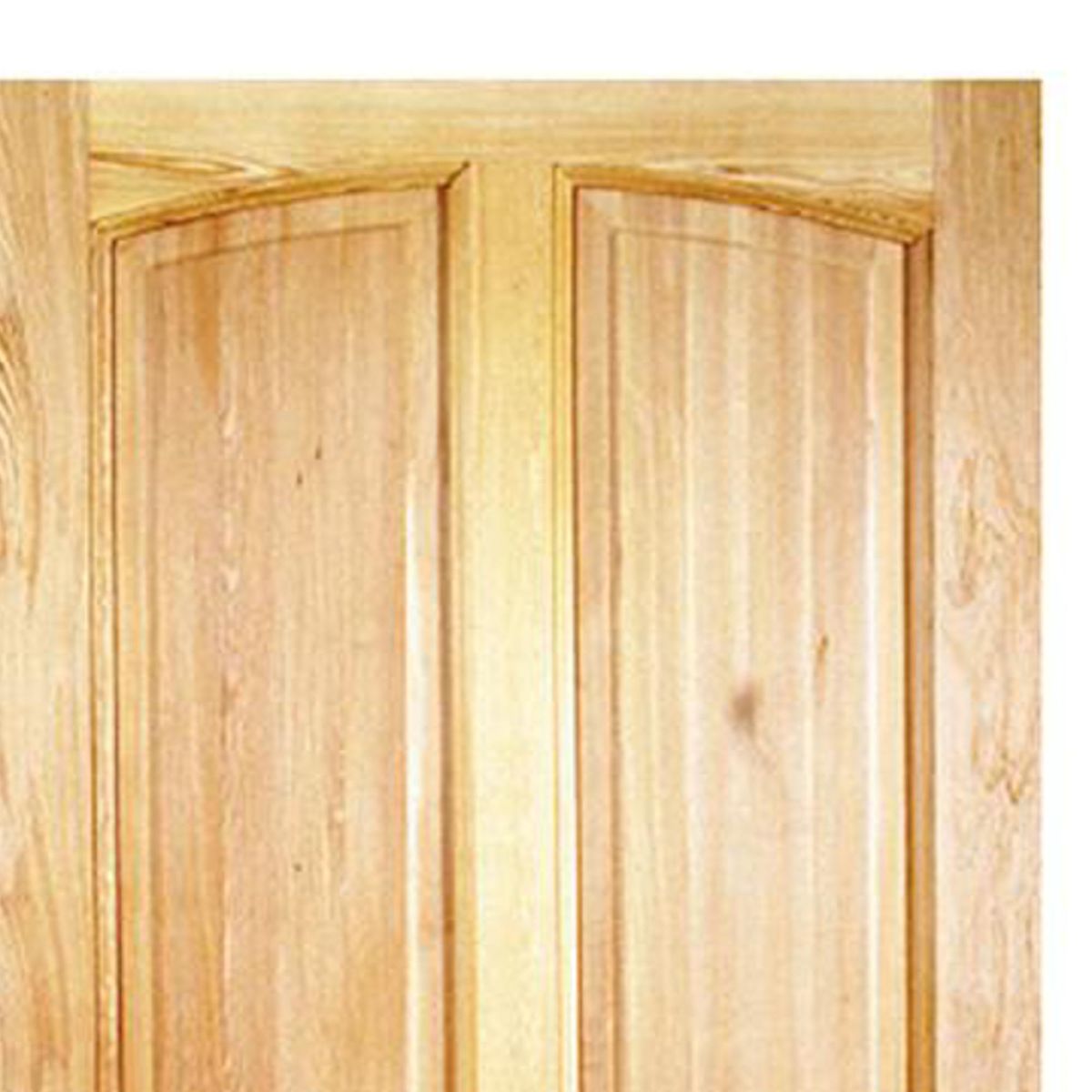 HOLZTEK - Puerta Exterior Madera pino oregón 75x210 cm Calafquen 111 Natural