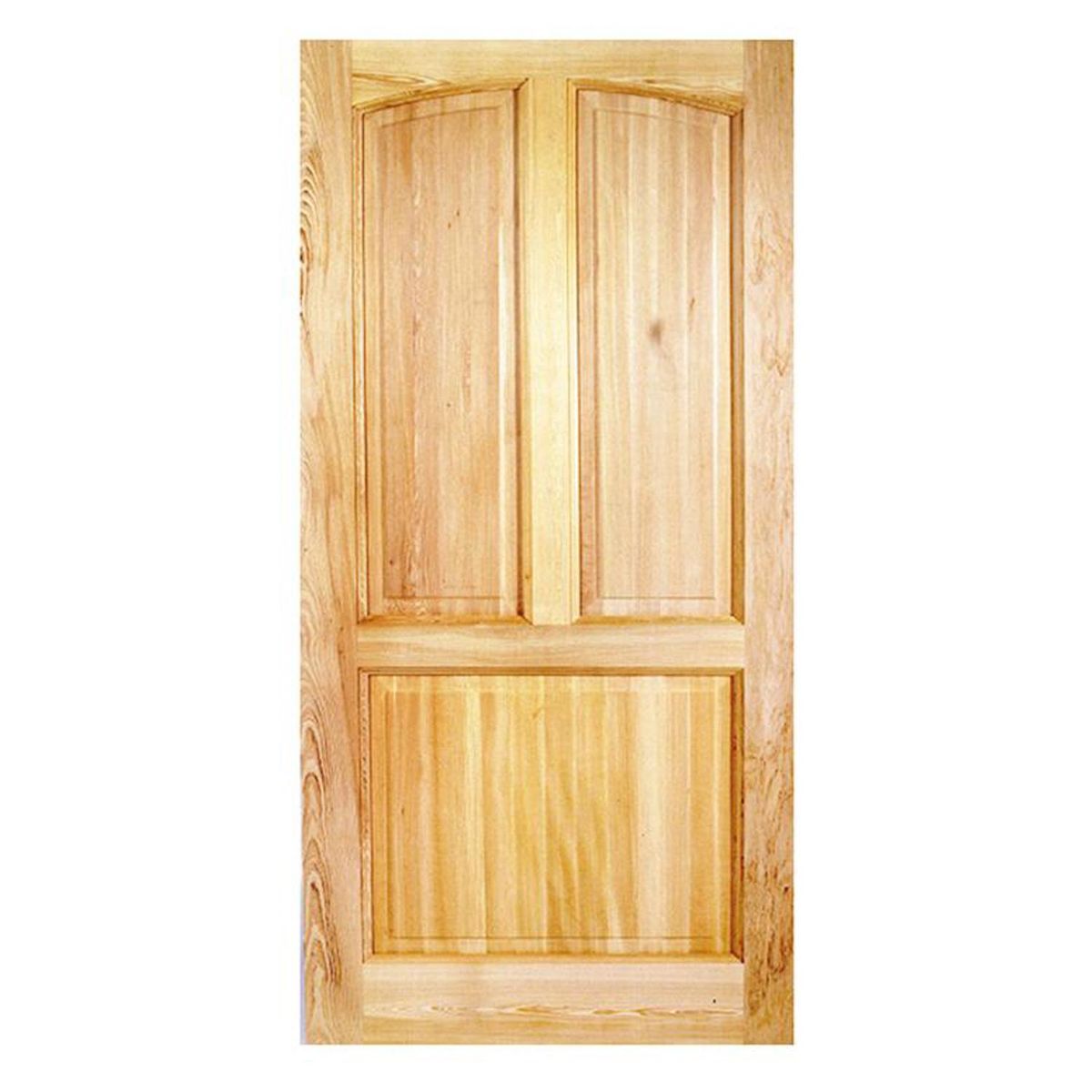 HOLZTEK - Puerta Madera pino oregón 70x220 cm Calafquén Natural