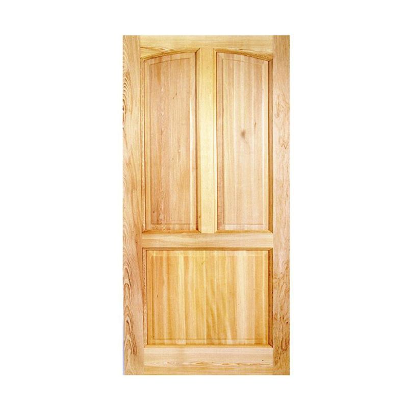 HOLZTEK - Puerta Exterior Madera pino oregón 95x220 cm Calafquen 111 Natural