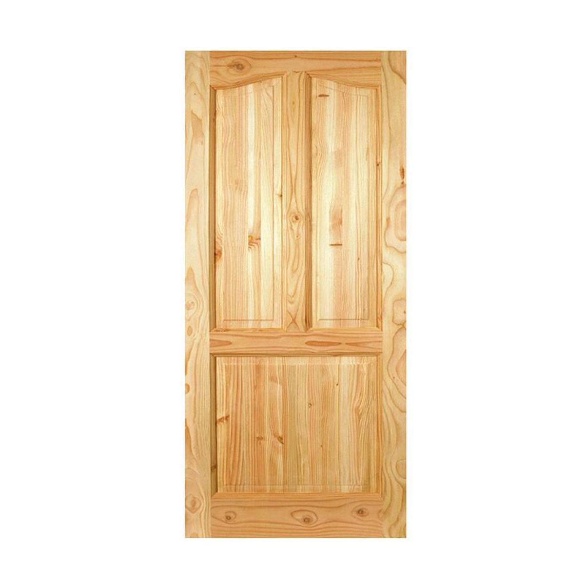 HOLZTEK - Puerta Exterior Madera pino oregón 70x220 cm Calafquen 112 Natural