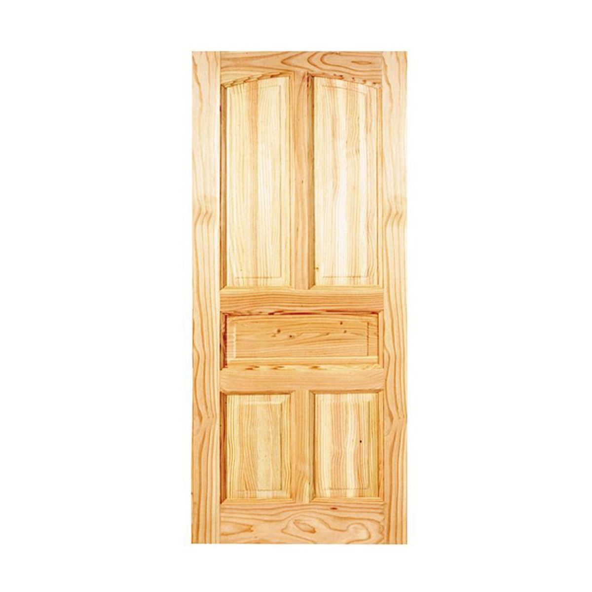 HOLZTEK - Puerta Exterior Madera pino oregón 70x200 cm Ranco 131 Natural