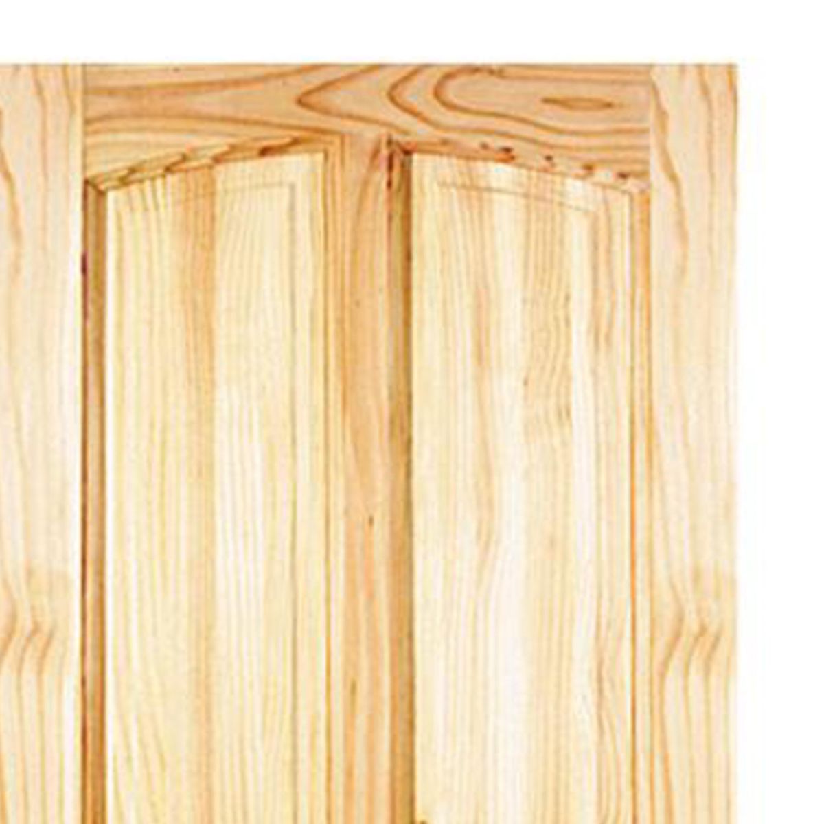 HOLZTEK - Puerta Exterior Madera pino oregón 90x210 cm Ranco 131 Natural