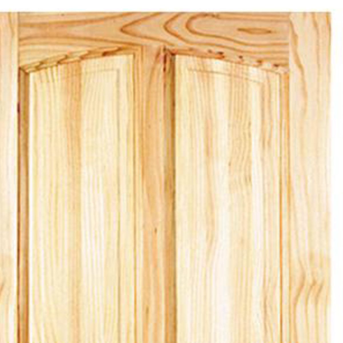 HOLZTEK - Puerta Exterior Madera pino oregón 95x220 cm Ranco 131 Natural