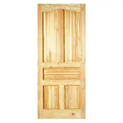 HOLZTEK - Puerta Madera pino oregón 100x210 cm Ranco Natural