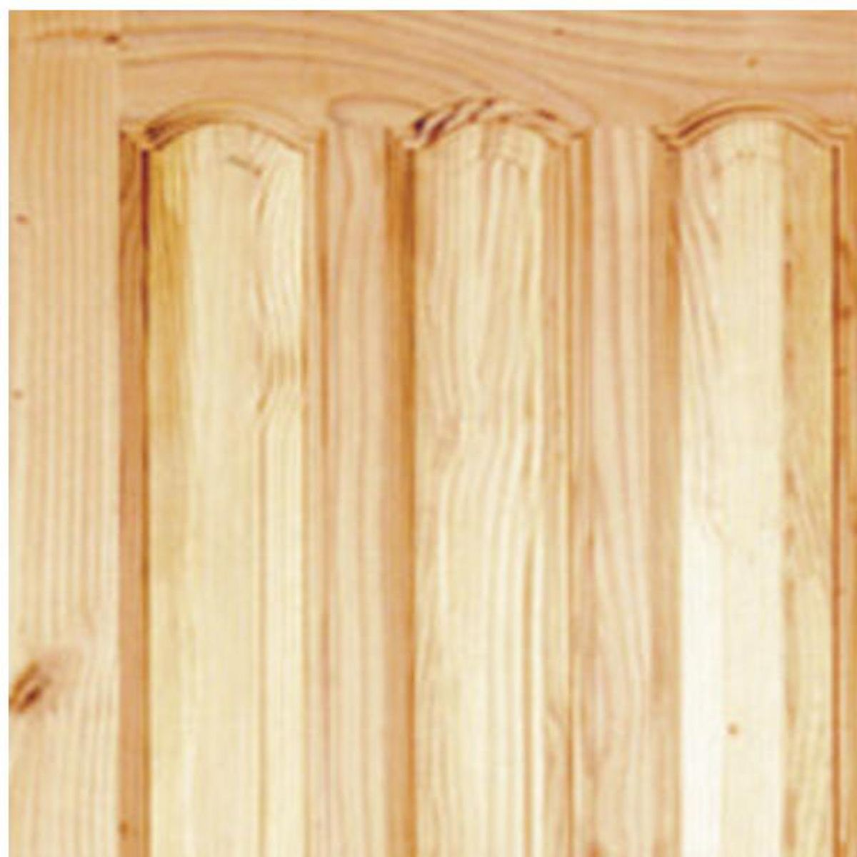 HOLZTEK - Puerta Exterior Madera pino oregón 95x220 cm Maihue 151 Natural