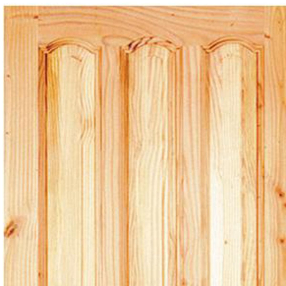 Puerta Exterior Madera pino oregón 80x200 cm Maihue 152 Natural, marca HOLZTEK - Foto 2
