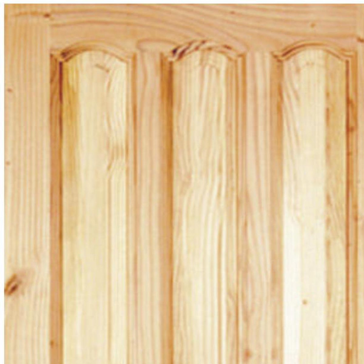 HOLZTEK - Puerta Exterior Madera pino oregón 95x220 cm Maihue 152 Natural