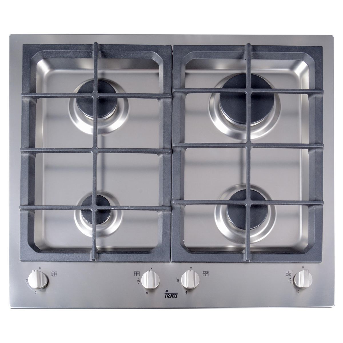 TEKA - Encimera Gas 4 Platos Inox EW-60 4G AI AL CI