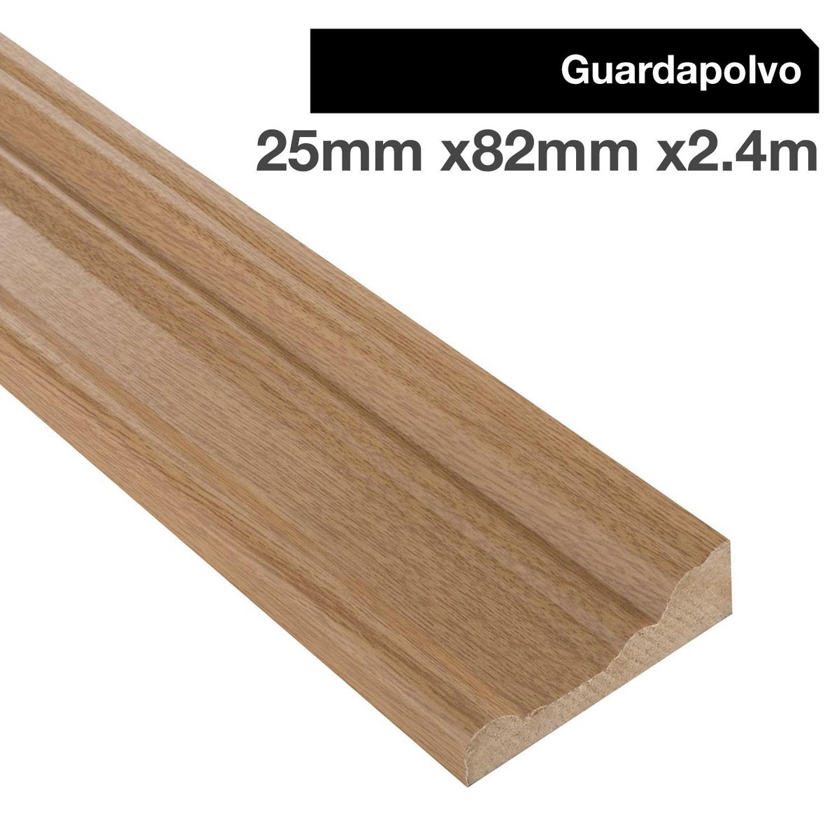 HOLZTEK - Guardapolvo MDF Abedul 25 mm 8.2x240 cm