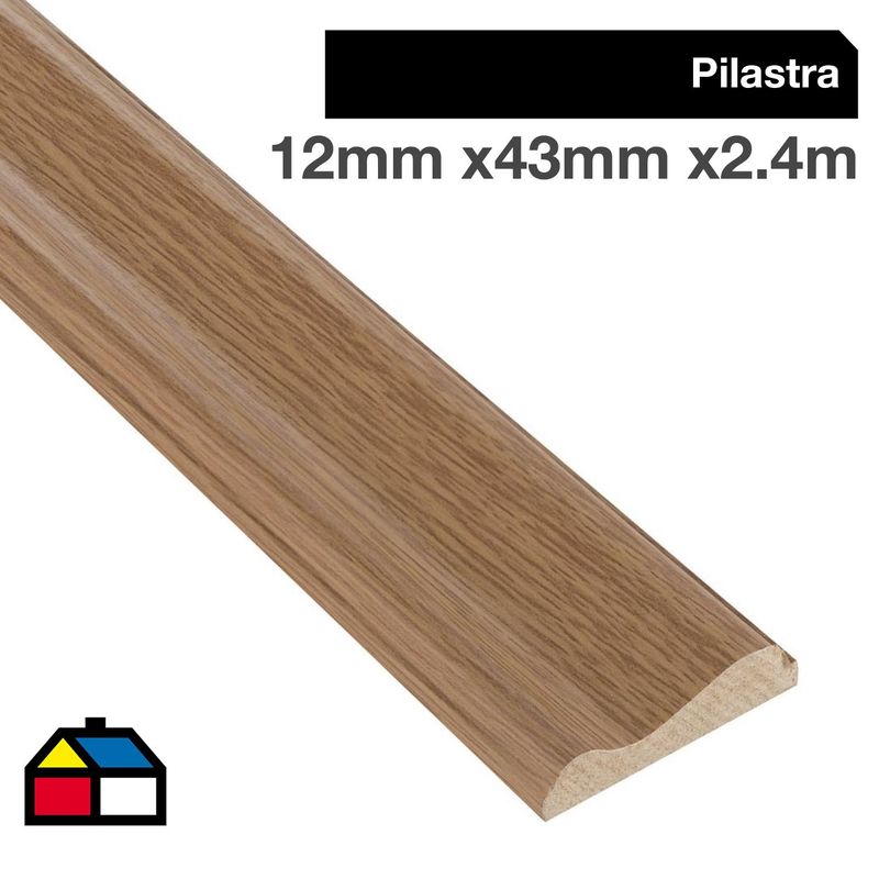 HOLZTEK - Pilastra MDF Abedul 12 mm 4.3x240 cm