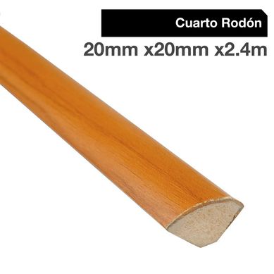 Moldura 1/4 Rodn MDF Cerezo 20 mm 20x2.4 m