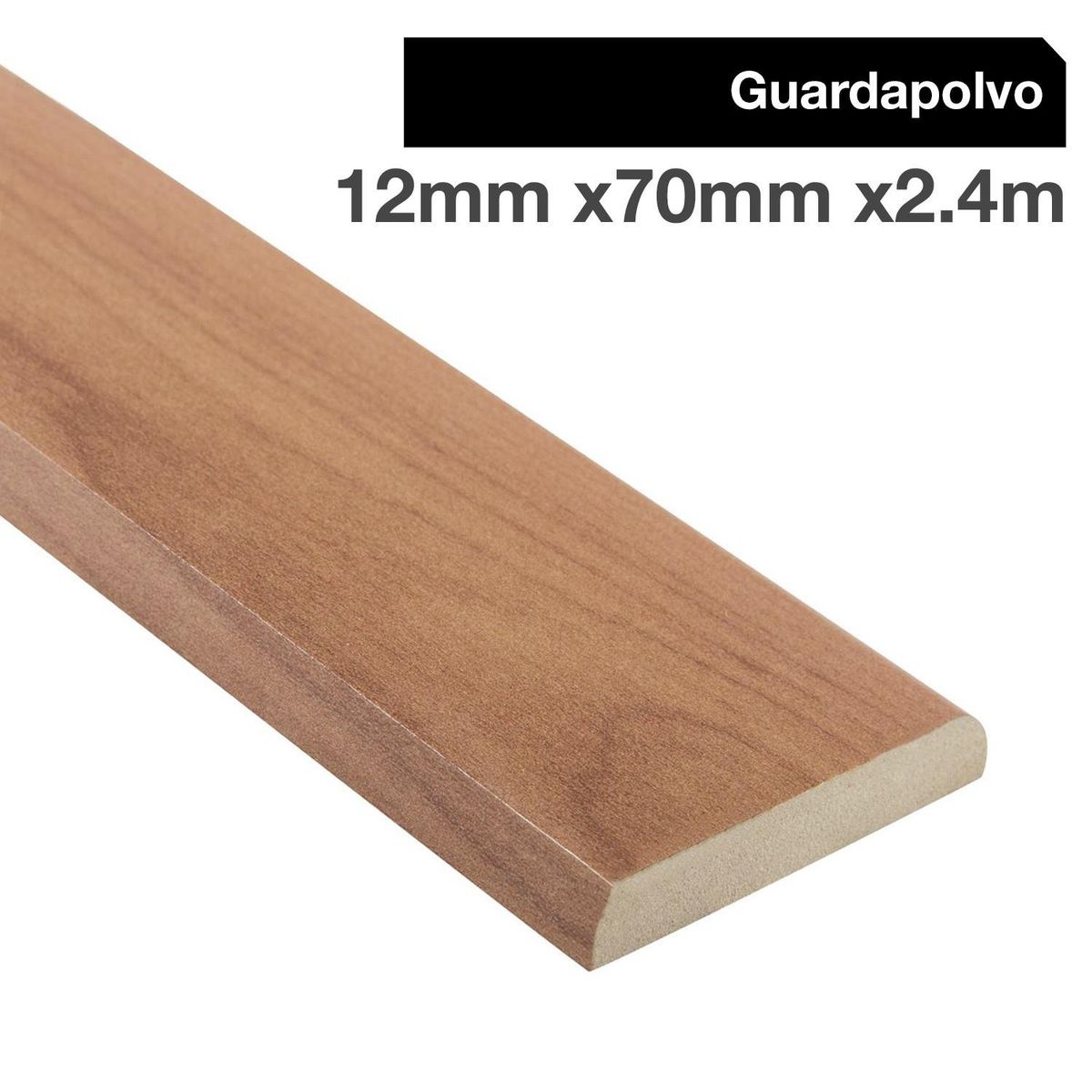 HOLZTEK - Guardapolvo MDF Cerezo 12 mm 7x240 cm