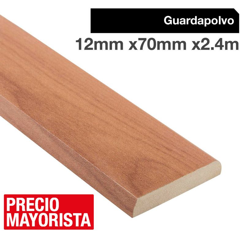 HOLZTEK - Guardapolvo MDF Cerezo 12 mm 7x240 cm