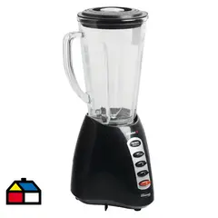 SINDELEN - Licuadora vidrio 1,8 litros negro