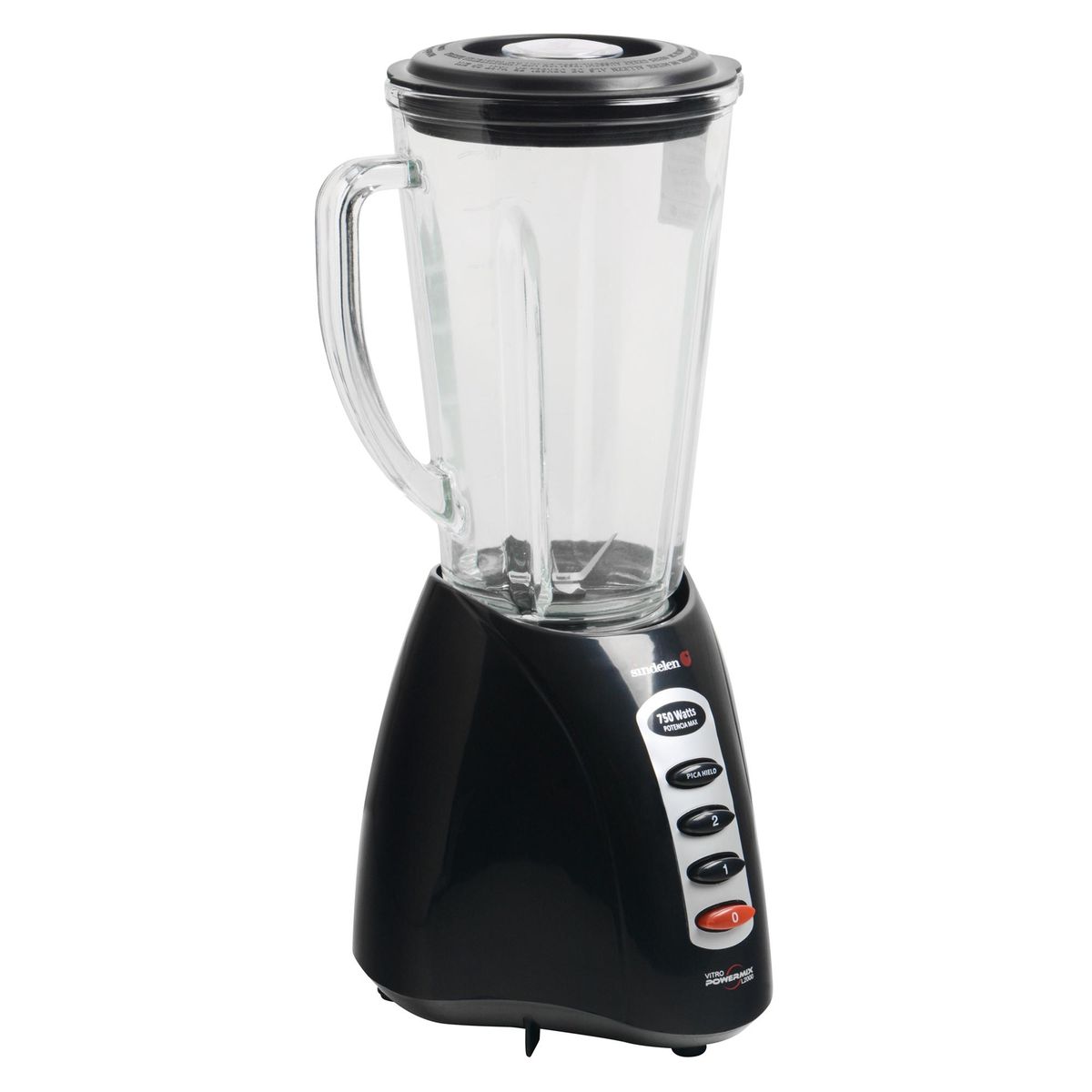 SINDELEN - Licuadora Vidrio 1.8 Litros Negro L-2000VNG