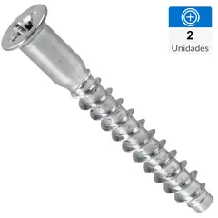 RH - Tornillo Soberbio Cabeza Phillips Madera 1-1/2 " 3/16 " 2 Unidades