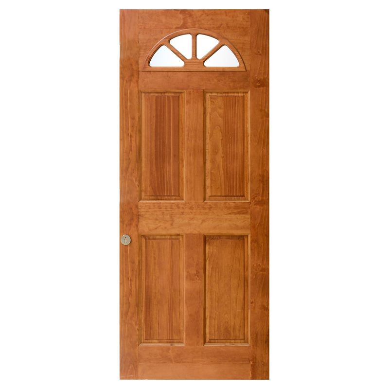 MULTIMARCA - Puerta Pino Ibiza Media Luna color Cerezo