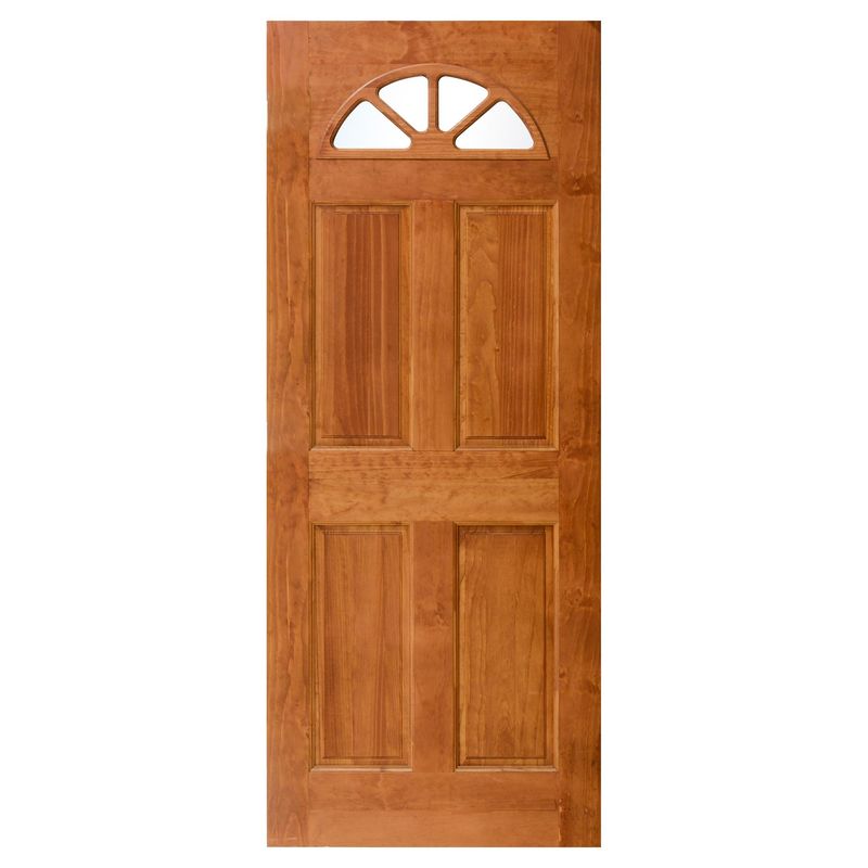 MULTIMARCA - Puerta Pino Ibiza Media Luna color Cerezo