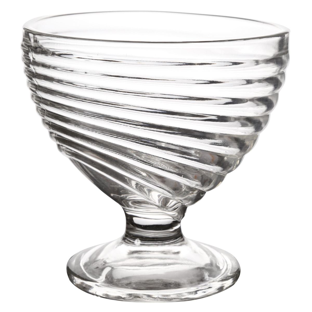 ALLEGRA - Set 6 Copas de De postre 300 ml Vidrio Transparente