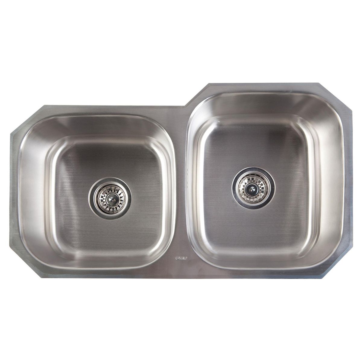 FDV - Lavaplatos Bajo Cubierta Izquierdo 2 Cubeta(s) 45.5x19x78.5 cm Acero inoxidable