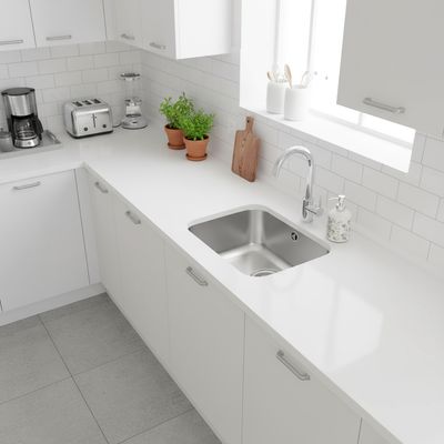 Imagen 2 del producto Lavaplatos Bajo Cubierta 1 Cubeta(s) 36.7x18x42.7 cm Acero inoxidable