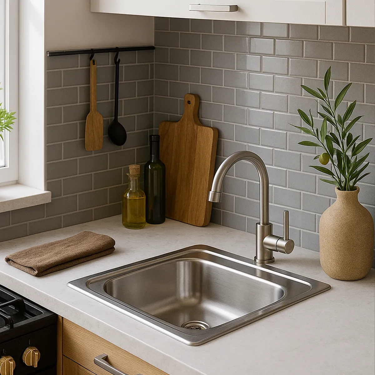 TEKA - Lavaplatos Empotrado 1 Cubeta(s) 38.1x20x38.1 cm Acero inoxidable