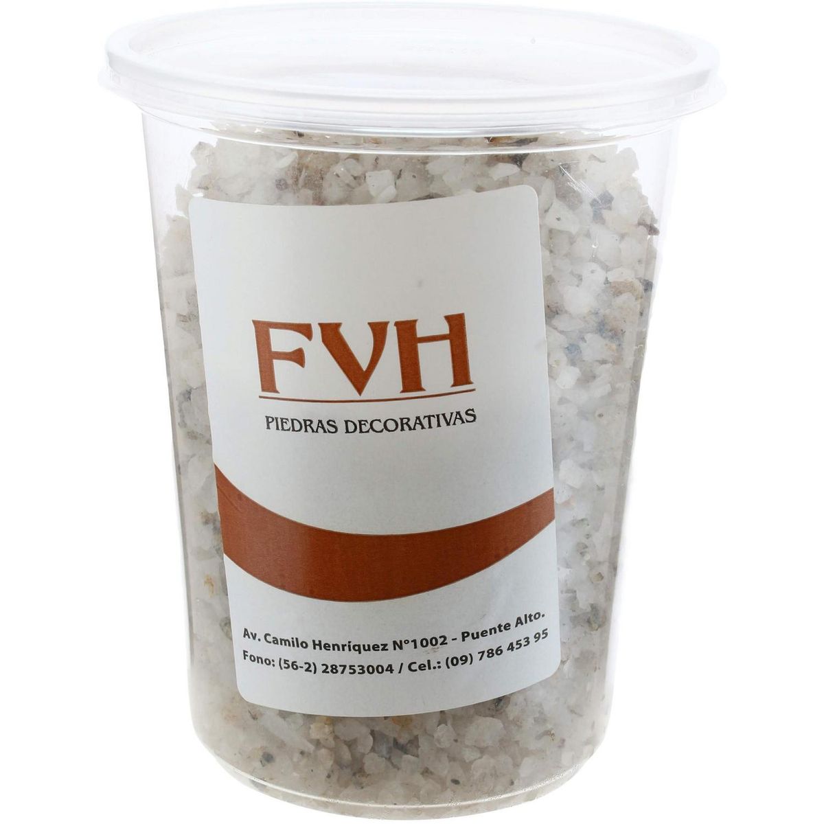 FVH - Cuarzo pote 1 kg Blanco