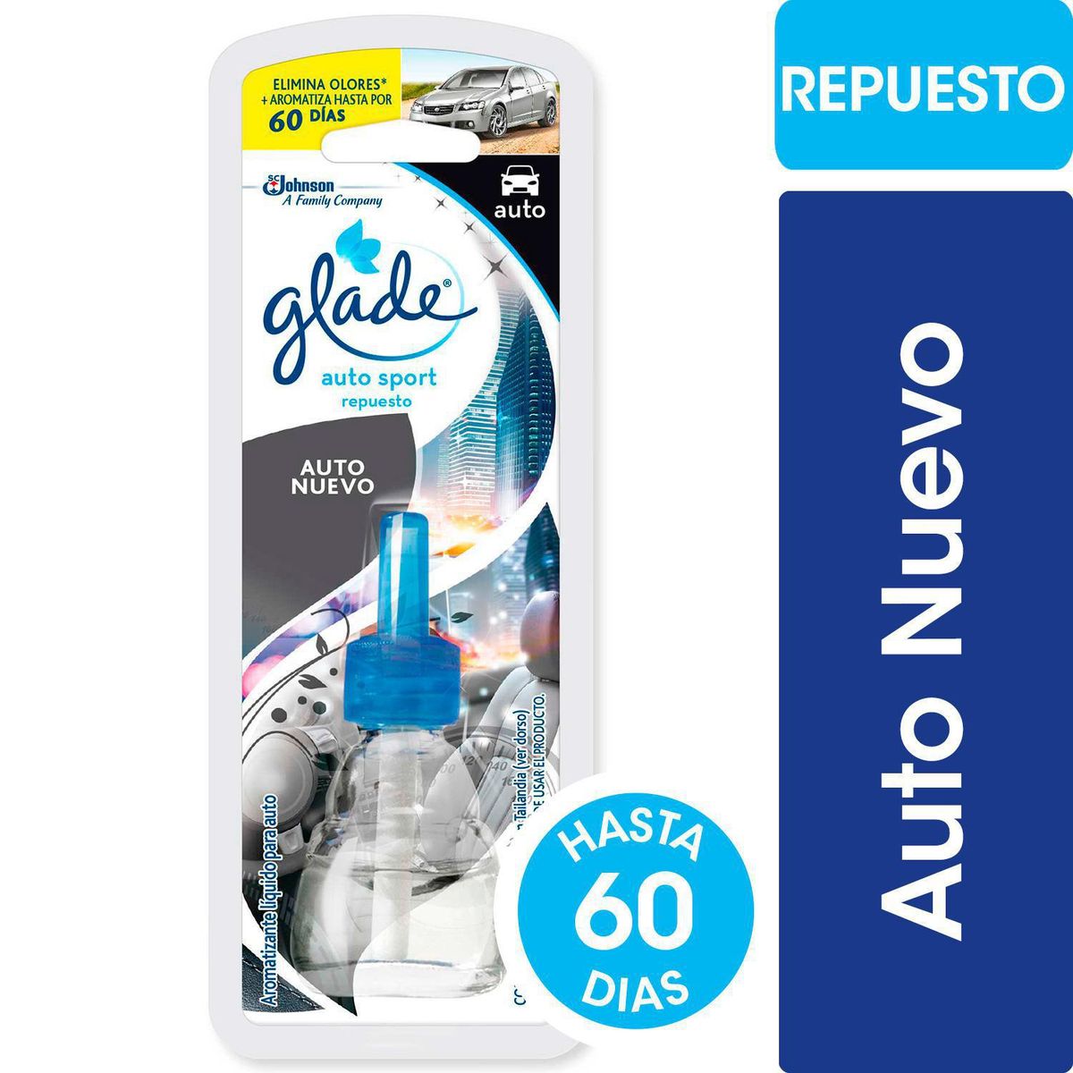 GLADE - Repuesto para aromatizante de auto auto nuevo