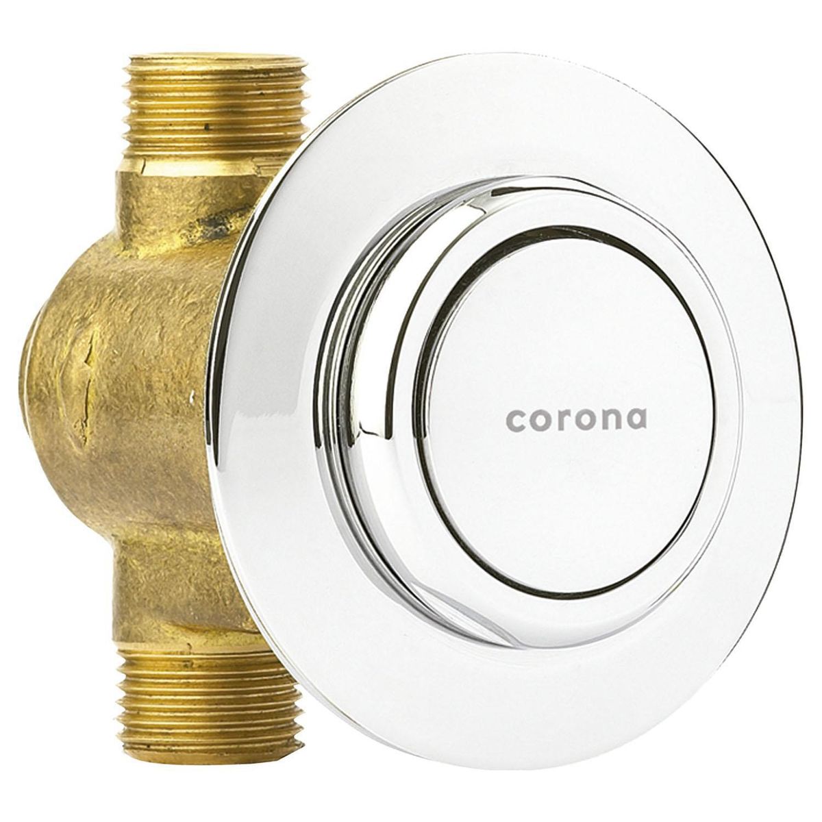 CORONA - Válvula Temporizada para Urinario Empotrada Push