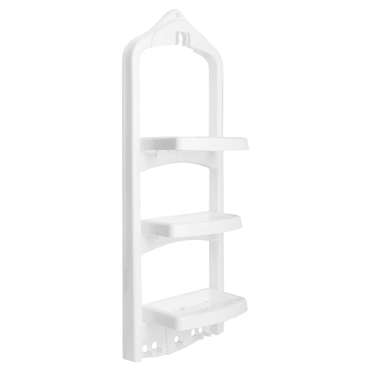 RIMAX - Organizador de ducha plástico blanco