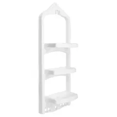 RIMAX - Organizador de ducha plástico blanco