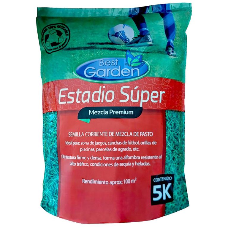 Semilla de Pasto Estadio Súper Premium 5 kg Saco