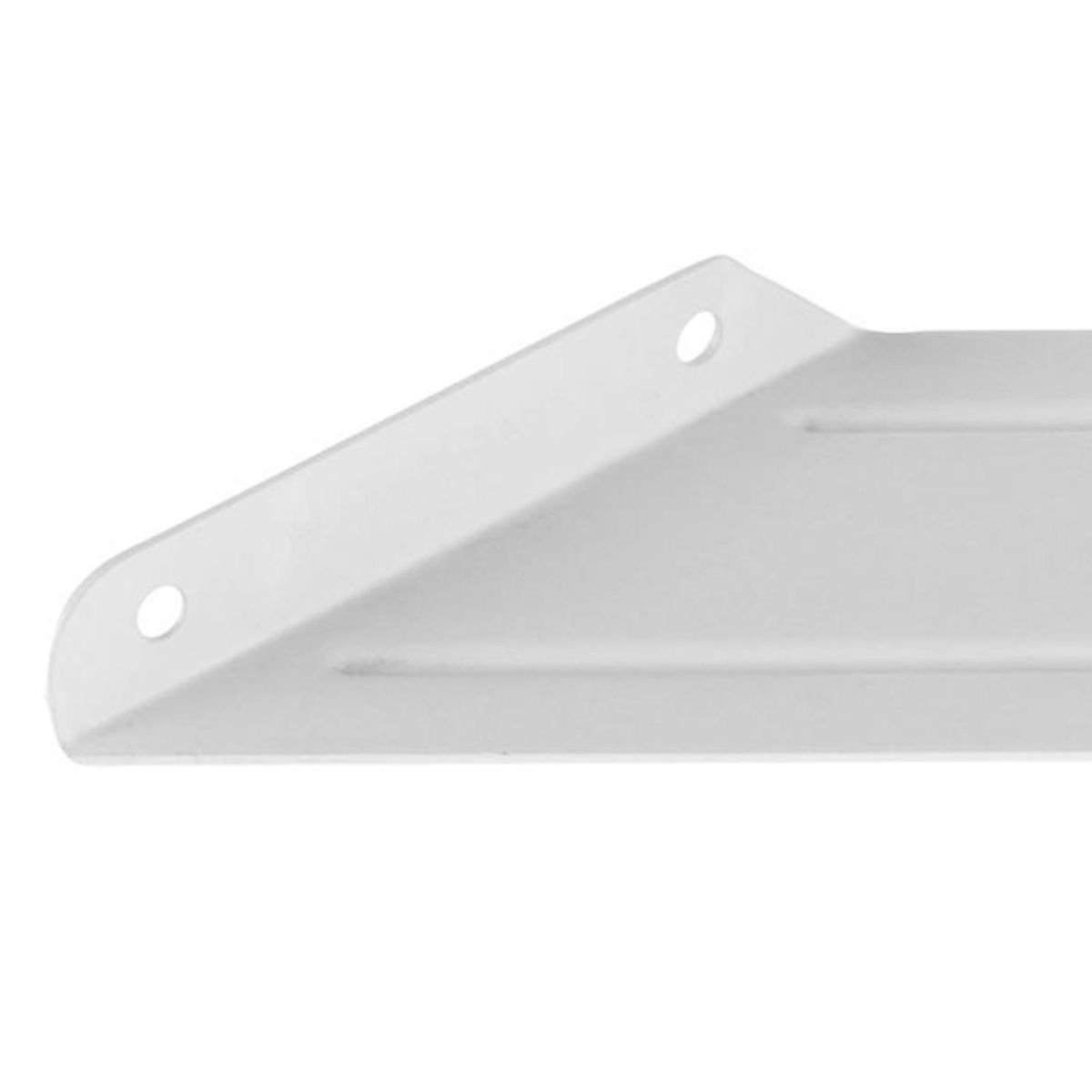 DUCASSE - Soporte lateral para repisa acero 5 cm blanco