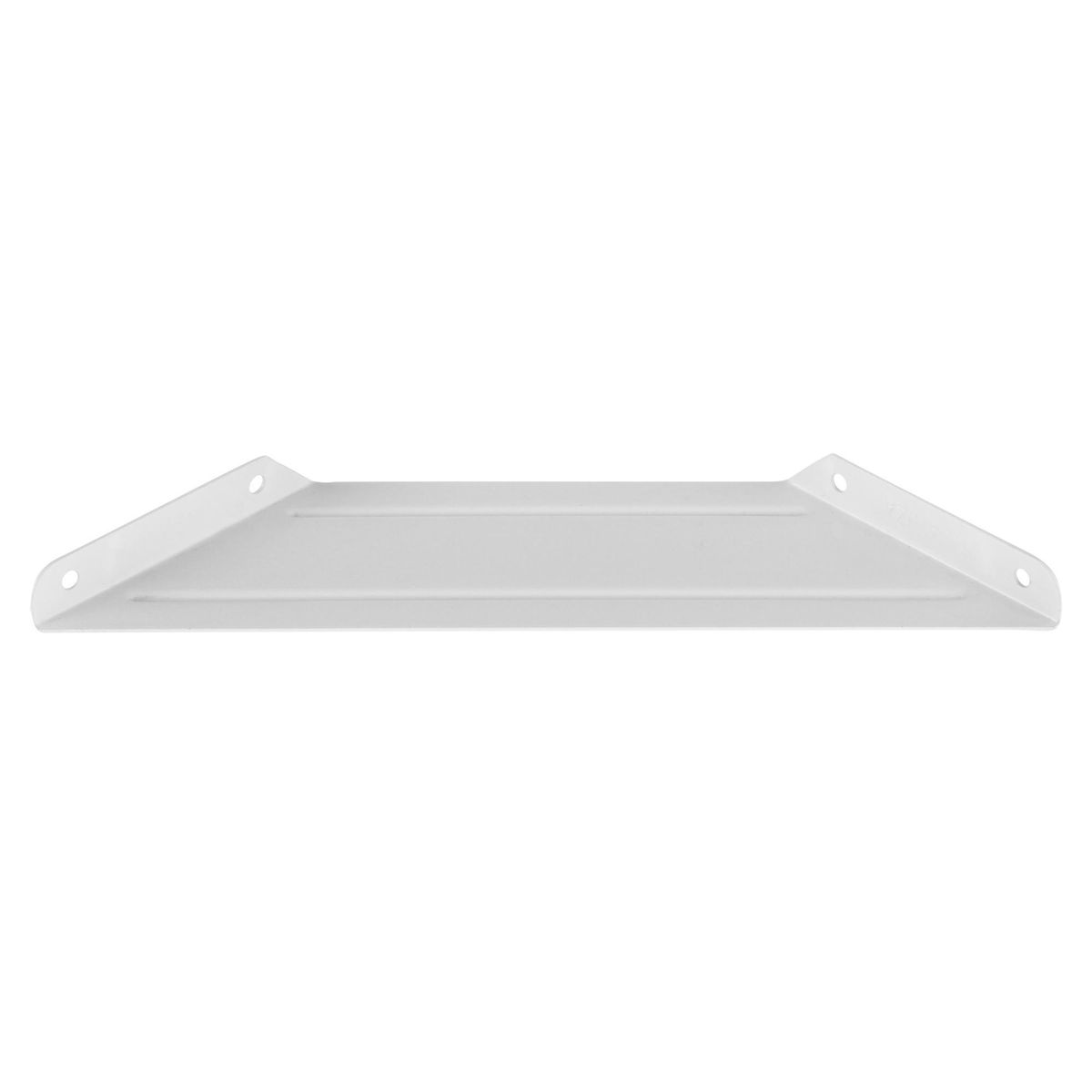 DUCASSE - Soporte lateral para repisa acero 7 cm blanco