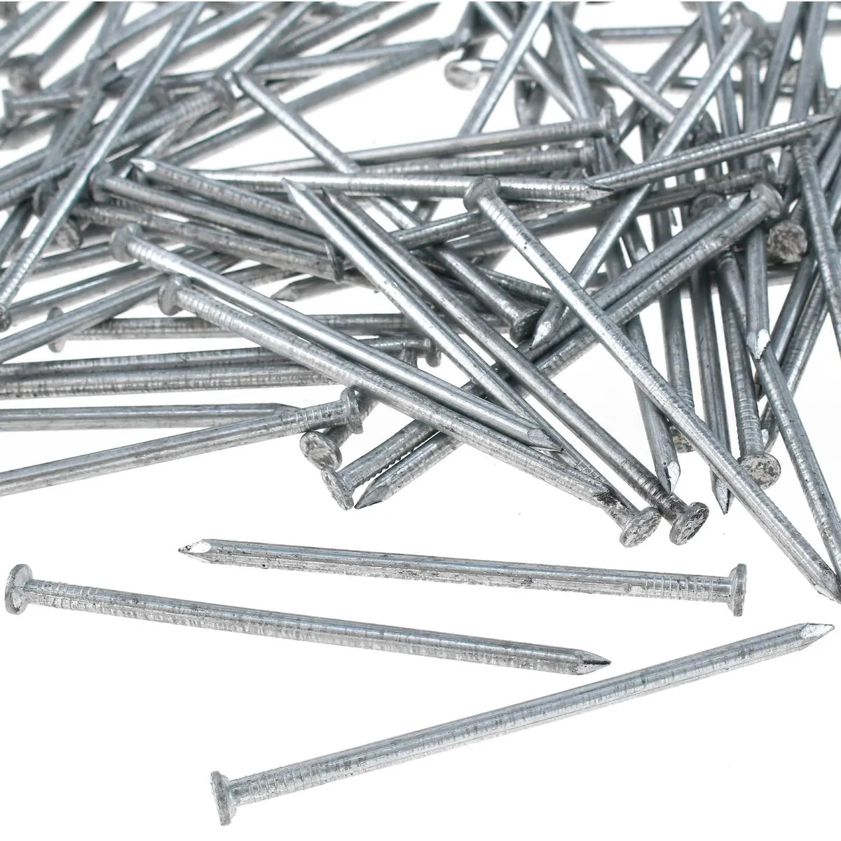 INCHALAM - Clavo corriente galvanizado 4 x 8 bolsa 2.5 kg