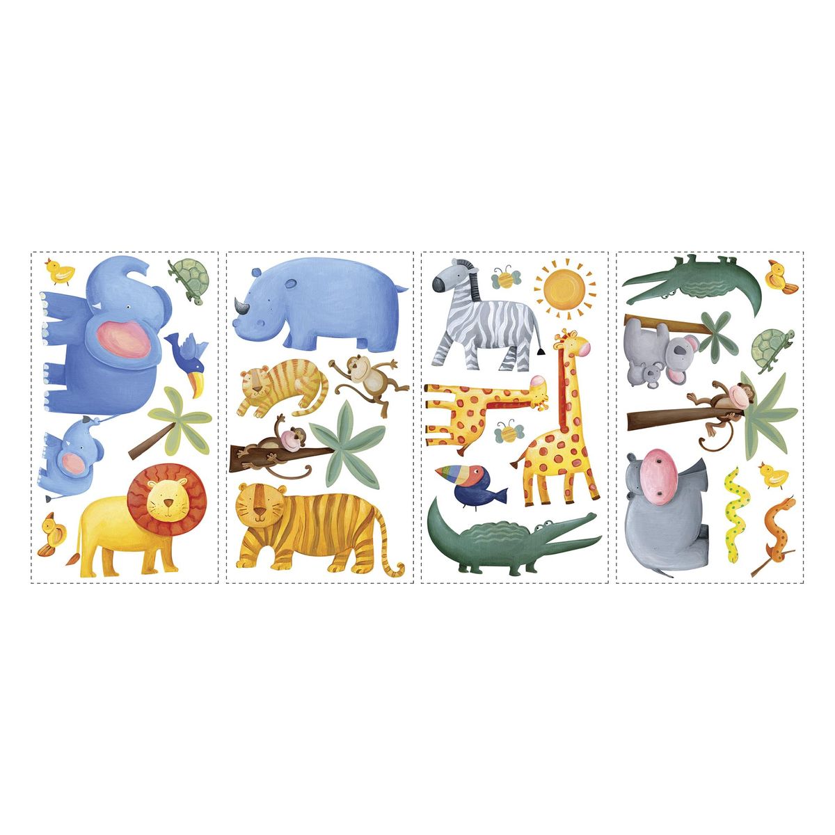 ROOMMATES - Sticker decorativo jungla 29 unidades