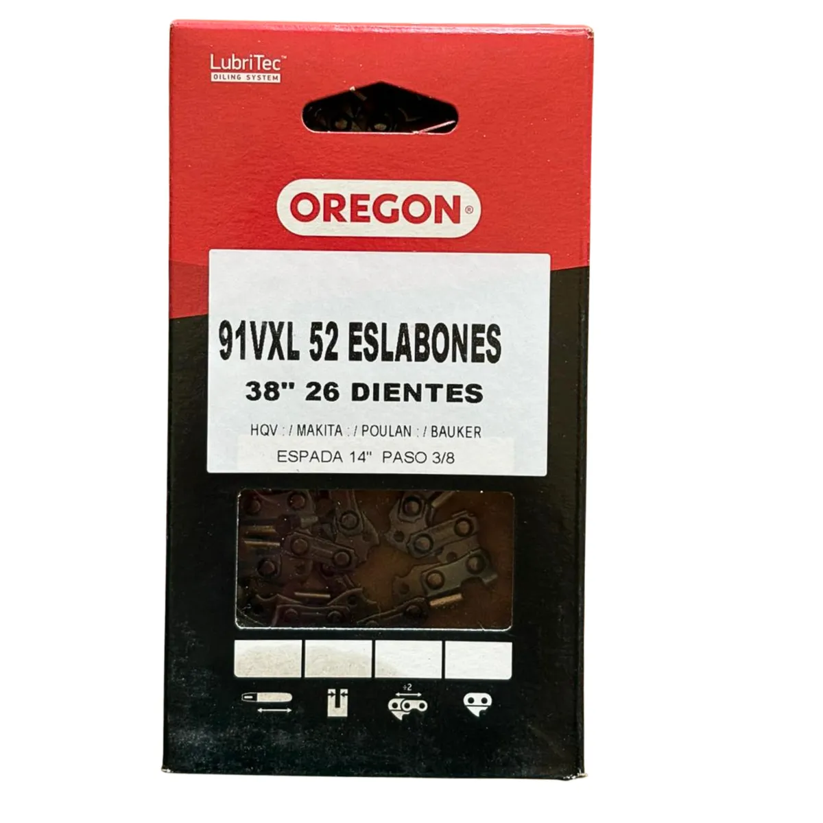 OREGON - Cadena Motosierra 3/ 8 Pulgadas Espesor 1. 3 14