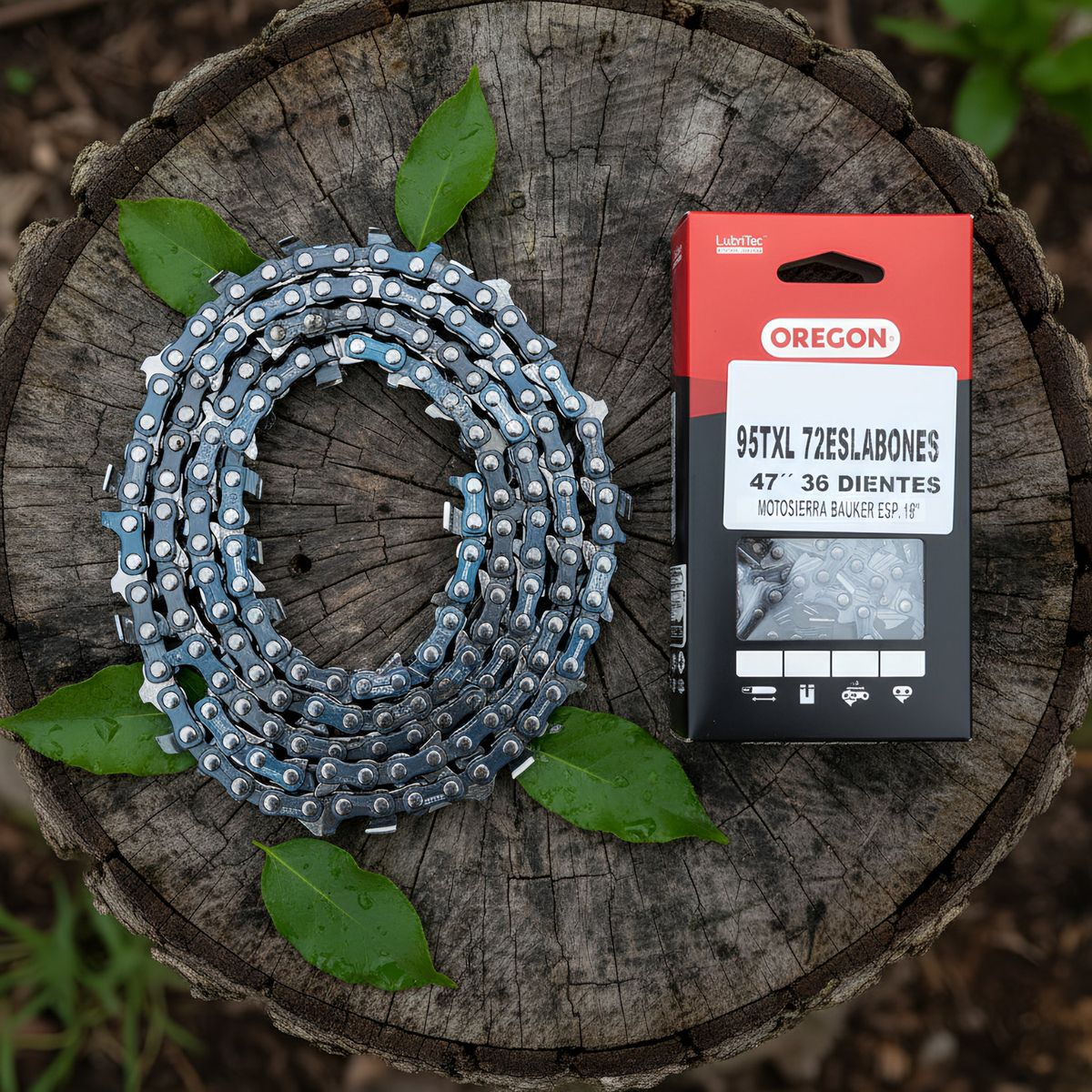 OREGON - Cadena Motosierra 0. 325" 18 Pulgadas Repuesto Corte Preciso