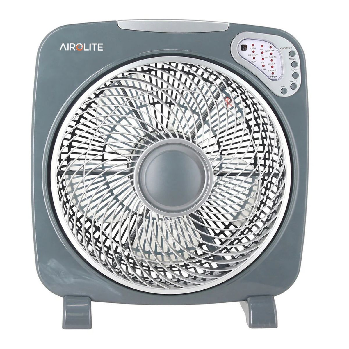 AIROLITE - Ventilador box 12" gris
