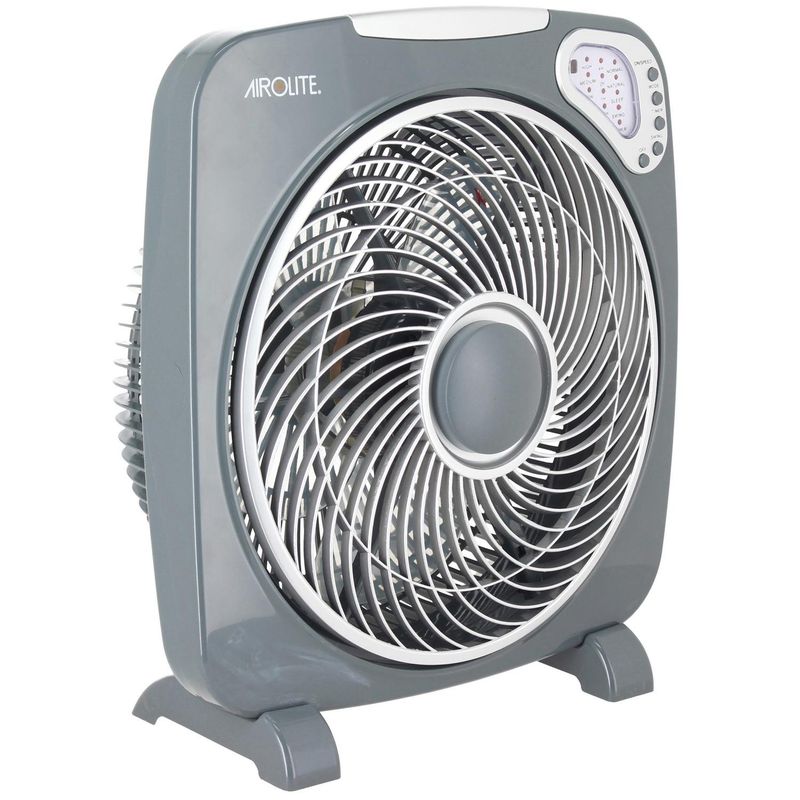 AIROLITE - Ventilador box 12" gris