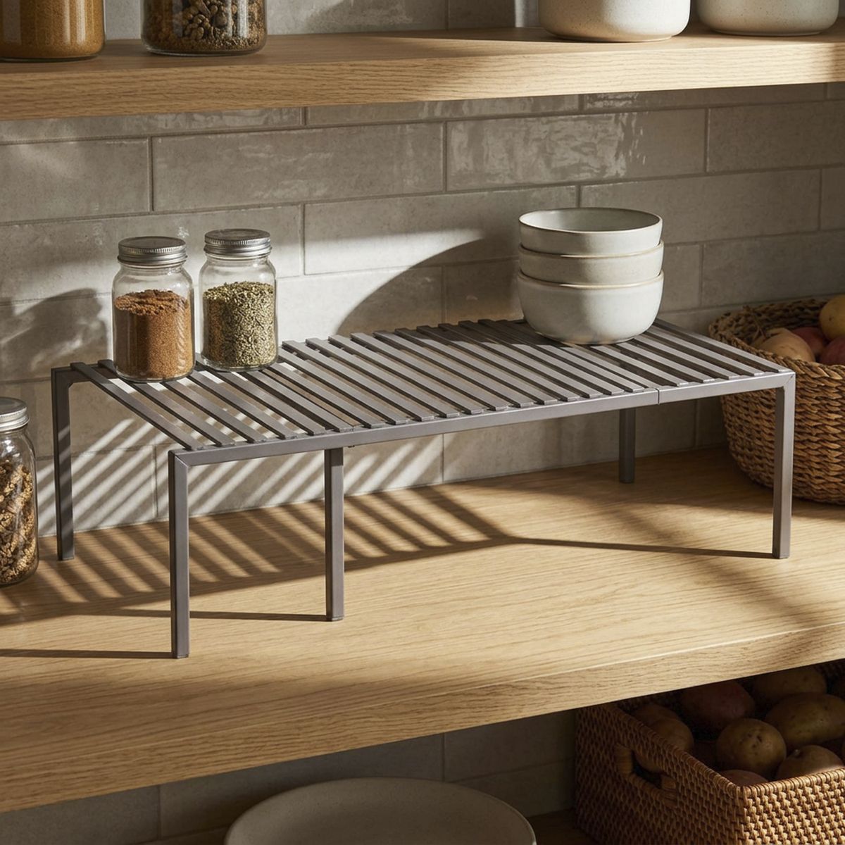 Repisa para cocina 40x24x14 cm acero, marca JUST HOME COLLECTION - Foto Principal