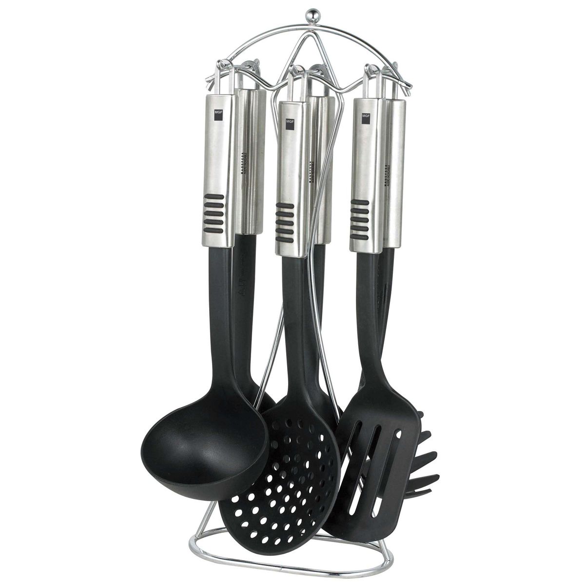 MAGEFESA - Set de 7 Utensilios Magefesa Bone con Soporte