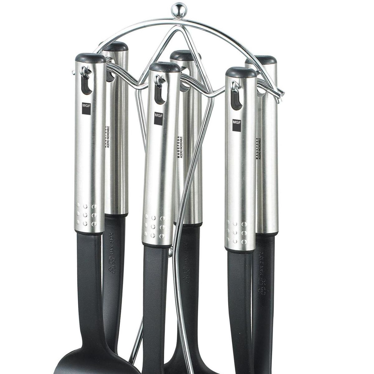 MAGEFESA - Set de utensilios 7 unidades Acero