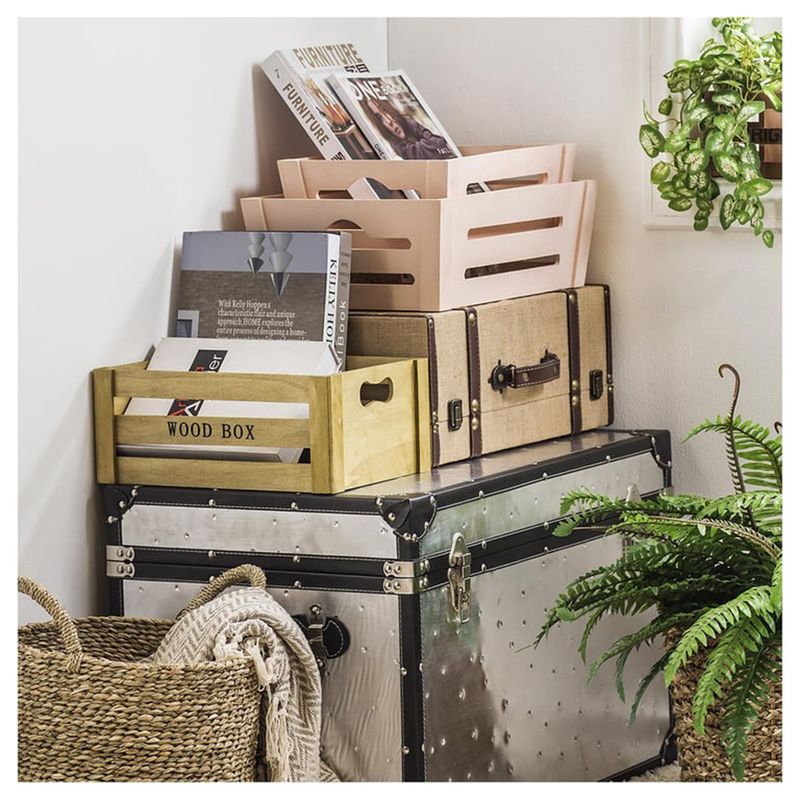 HOMY - Caja Decorativa 29.5x12.3x  Natural