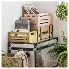 HOMY - Caja Decorativa 29.5x12.3x Natural