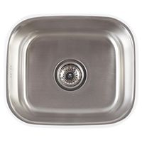 Lavaplatos Bajo Encimera 1 Cubeta(s) 35.6x20x41.5 cm Acero inoxidable