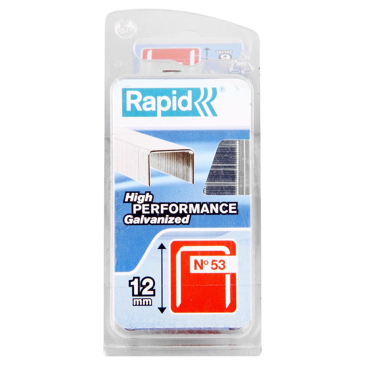 RAPID - Grapa galvanizada 12 mm 1080 unidades