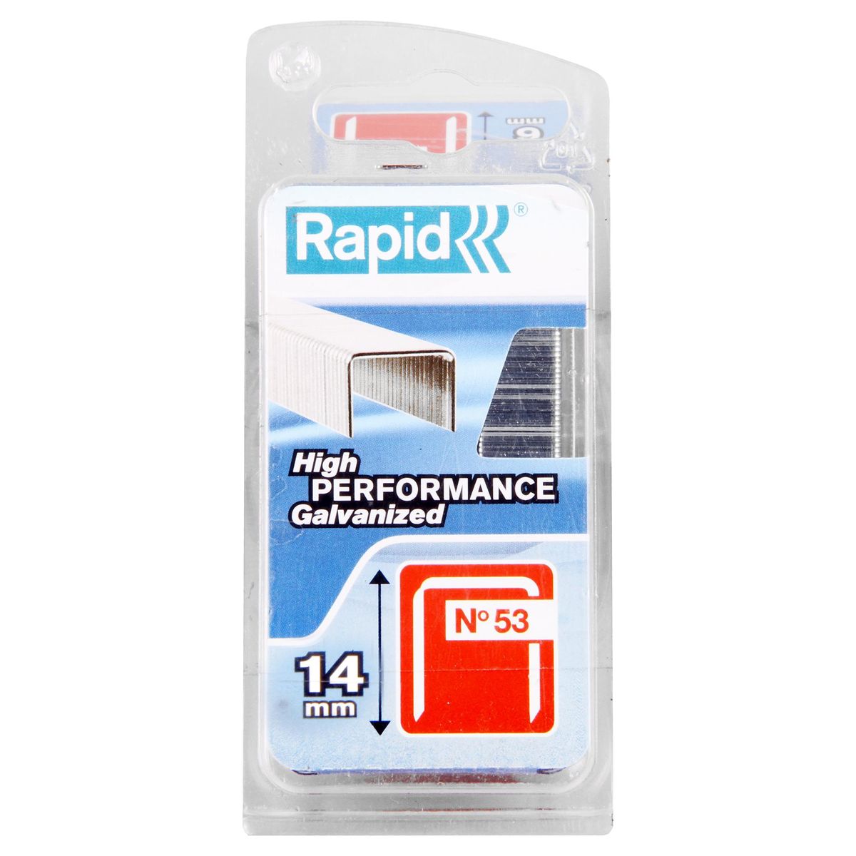 RAPID - Grapa galvanizada 14 mm 1080 unidades